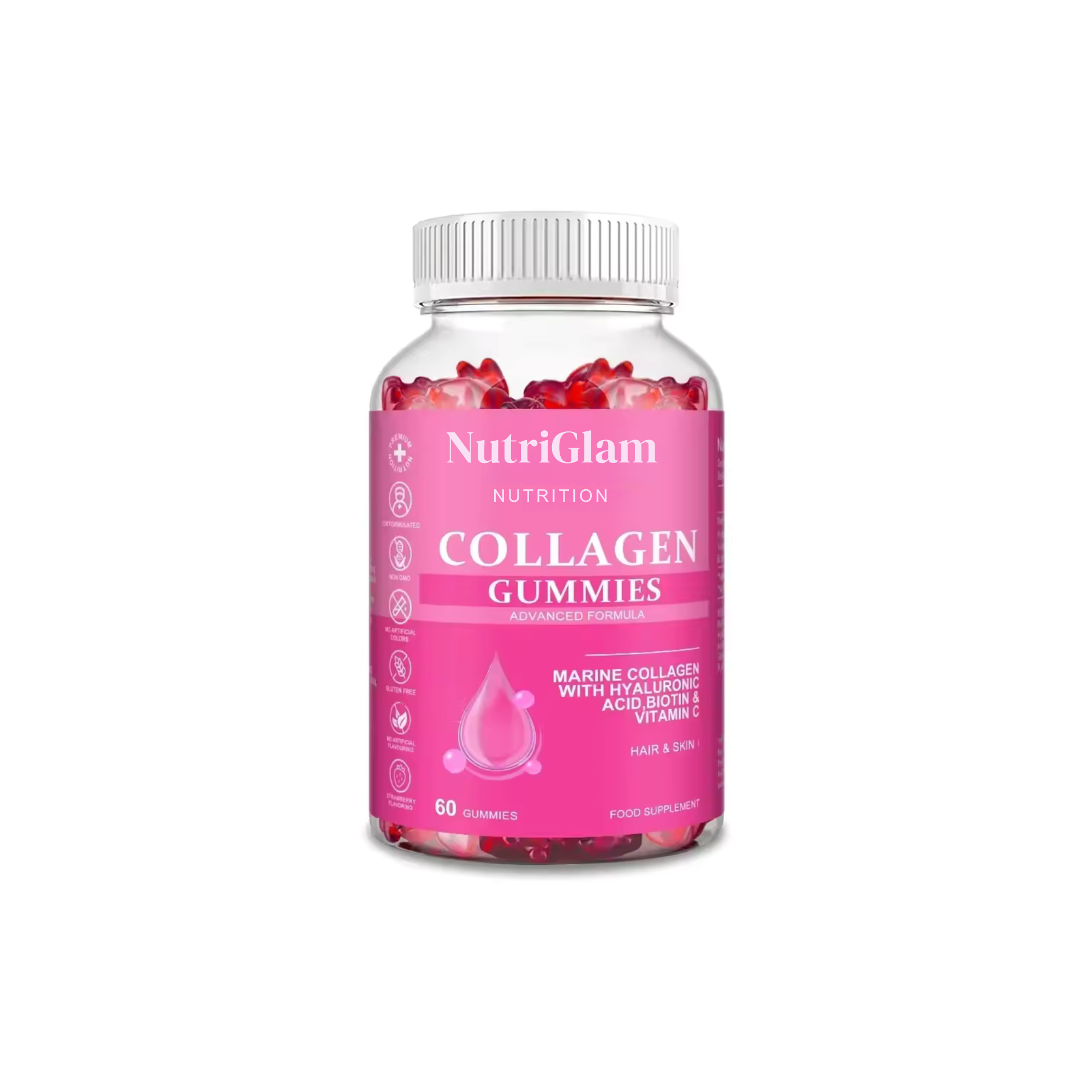 NutriGlow Marine Collagen Gummies
